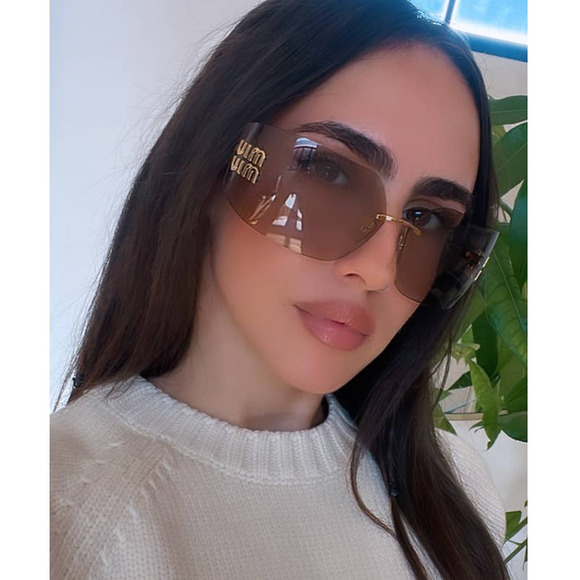 NEW Miu Miu MU54YS Grey Mask Sunglasses main image 11